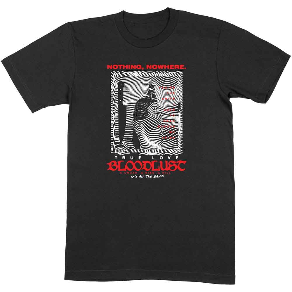 Queen Official Crest Logo Graphic Tee, Black Band T-Shirt