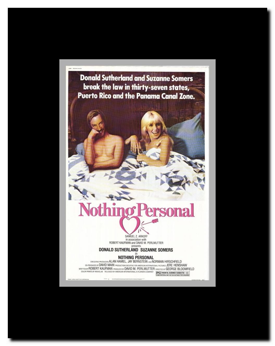 Nothing Personal Framed Movie Poster