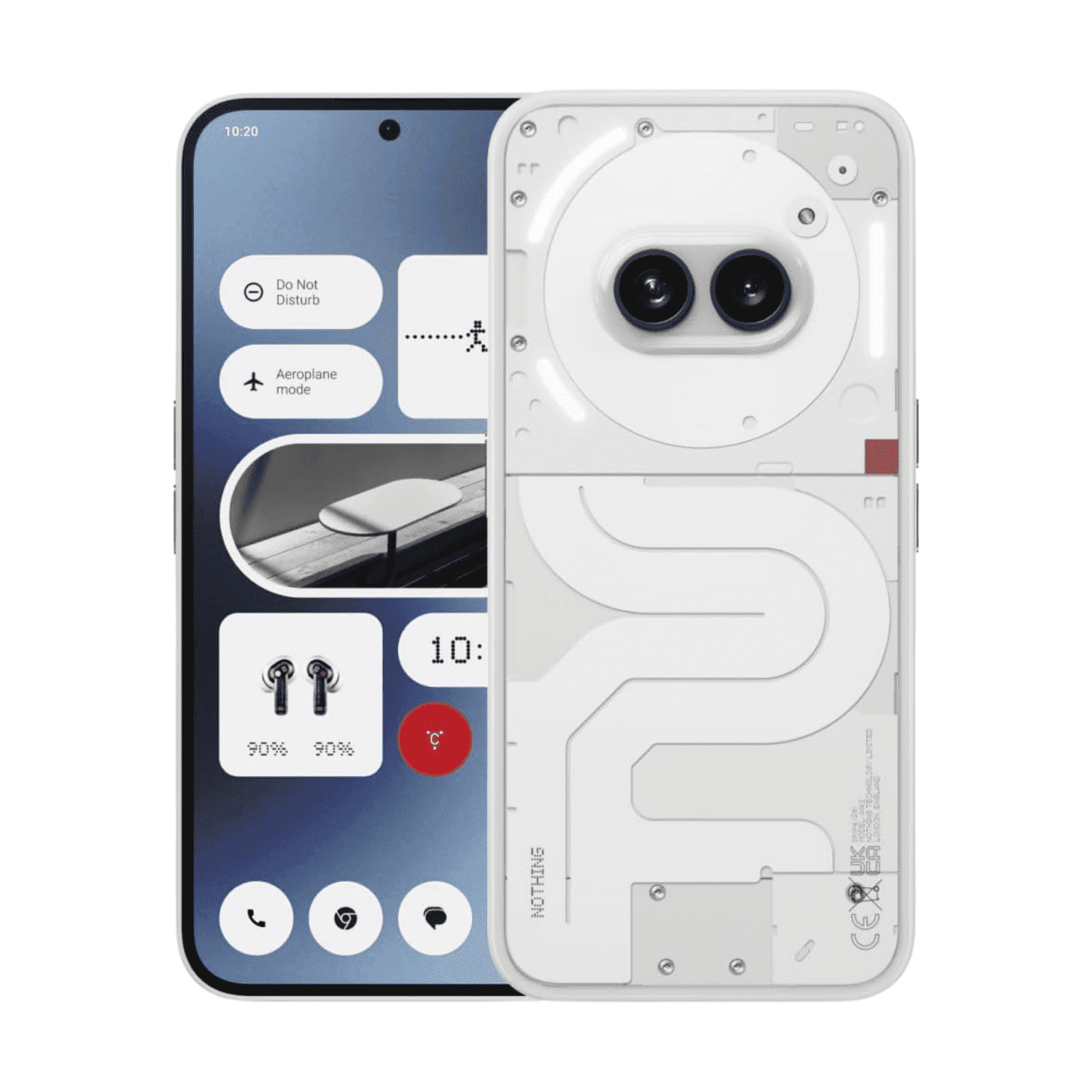 Nothing Phone 2a ホワイト 本体 Nothing Phone (2a) Smartphone Unlocked 5G Android Phone Dimensity