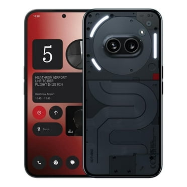 Nothing Phone (2a) Unlocked 5G,50MP Dual Camera, 6.7'' AMOLED Display, 5000mAh, NFC (Black, 8+128GB)