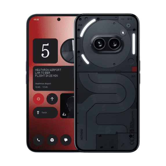 Nothing Phone (2a) Unlocked Phone 5G Smartphone,50MP Dual Camera, 6.7'' AMOLED Display, 5000mAh, NFC (Black, 8+128GB)