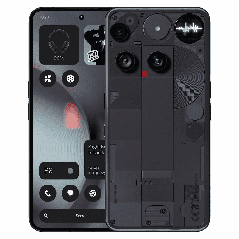 スマートフォン本体 Nothing Phone (3) 512GB Nothing Phone 3 5G Unlocked Phones Transparent Design, Glyph