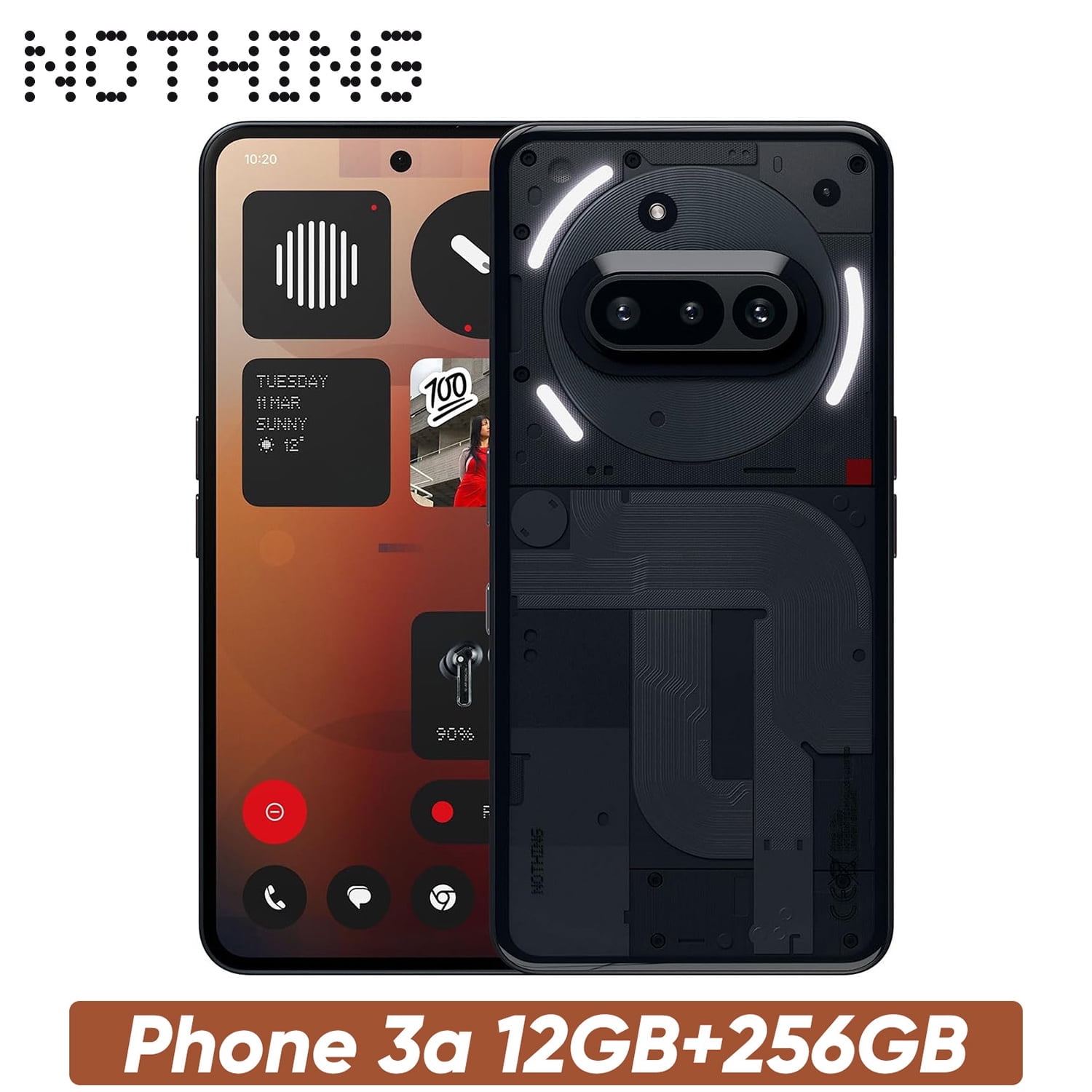 Nothing Phone (3a) ブラック 256GB 本体 Nothing-Phone-3a-Smartphone-6-