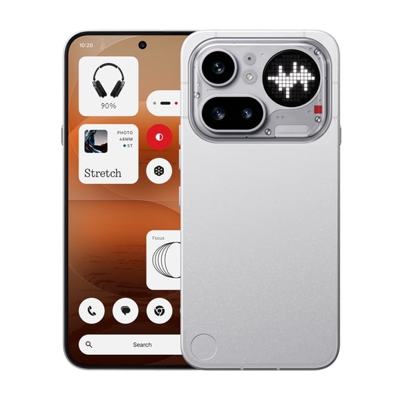 Nothing Phone (4a) Pro Cell Phone 2026 New, Unlocked Android 16 Smartphone, Triple-Lens Camera, AI Photo Edits, 6.83" 144Hz AMOLED Display, 5080mAh Battery, Dual-SIM Glyph Matrix (Sliver, 8+128GB)