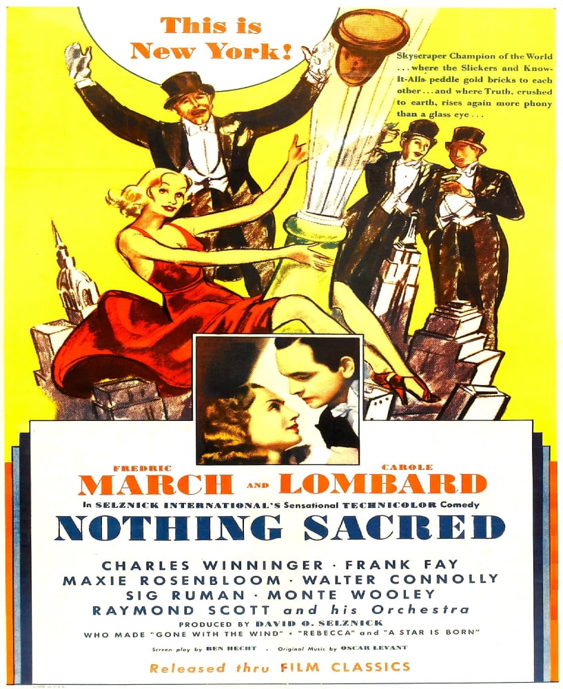 Nothing Sacred U Canvas Art - (11 x 17)
