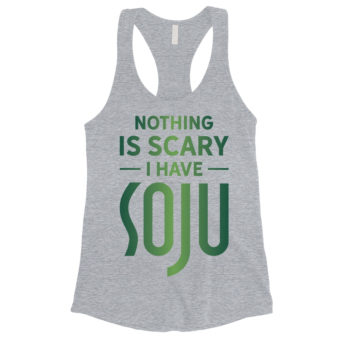 Nothing Scary Soju Womens Grey Wholesome Halloween Costume Tank Top ...