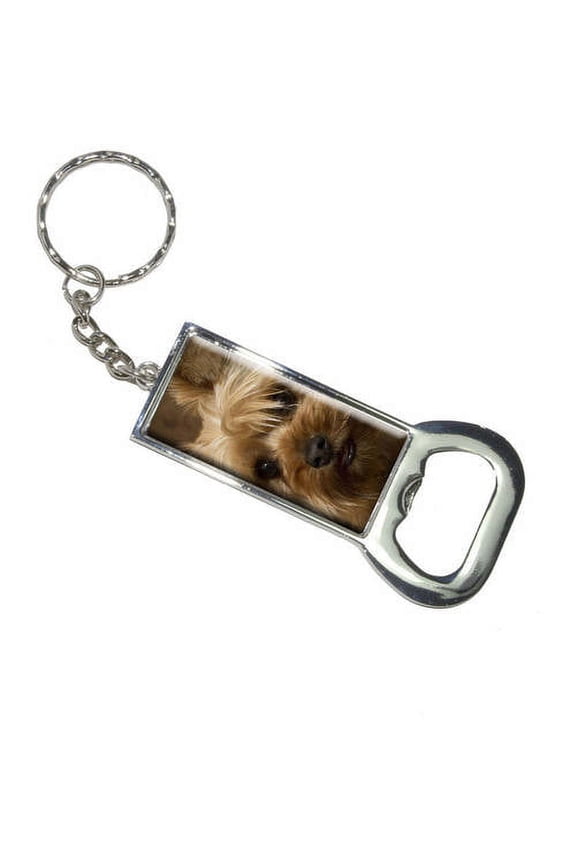 Yorkshire Terrier Yorkie Dog Keychain Bottle Bottlecap Opener