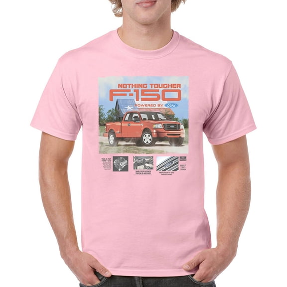 Nothing Tougher F-150 Powered By Ford T-shirt F150 Pickup Truck 4x4 Off-Road American Muscle Raptor V8 Men's Tee
