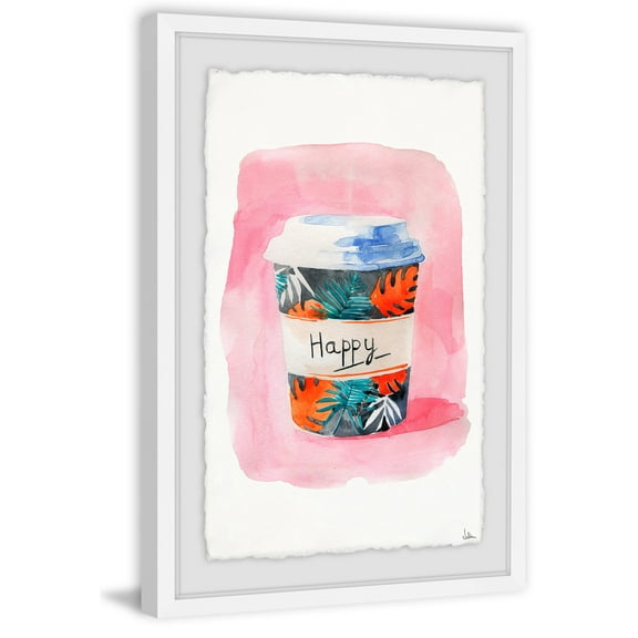 Nothing but Happy Framed Painting Print