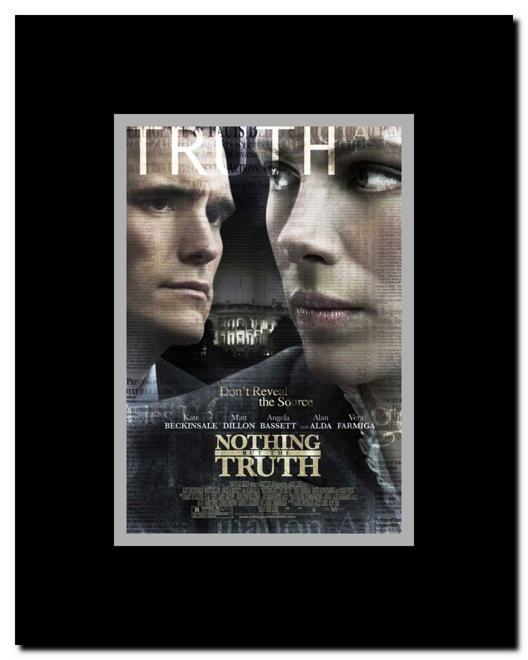 Nothing but the Truth Framed Movie Poster