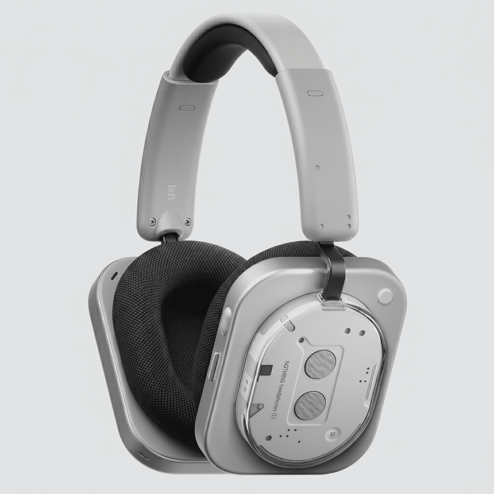 Nothing Headphone (1) Bluetooth Headphones with Mic 80H Playtime