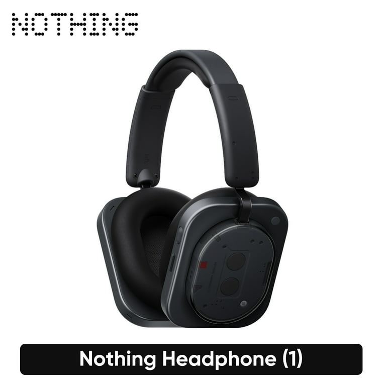 ほぼ未使用 Nothing Headphone (1) Black Nothing Headphone (1) Wireless Headphones 80H Battery, Over