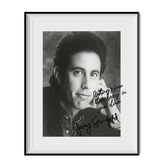 Nothing's Finer Than Being In Your Diner Headshot Jerry Seinfeld Photo Picture