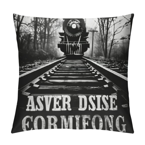 Nothing steams my engine - - Locomotive Railroad Train Throw Pillow