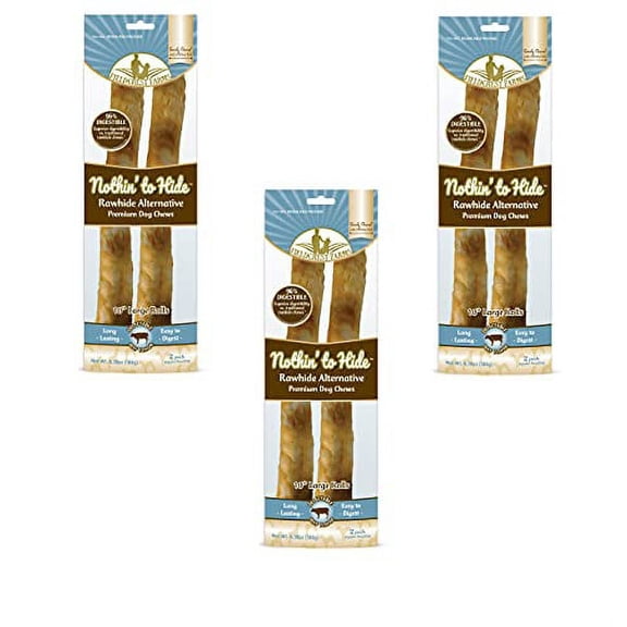 Fieldcrest Farms Nothin' to Hide Beef Grain Free Chews 10 in. 2 pk (Case of 3)