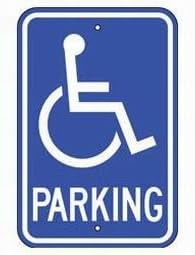 Notice Danger Safety Sign 8x12 Handicapped Parking Sign Outdoor Garage ...