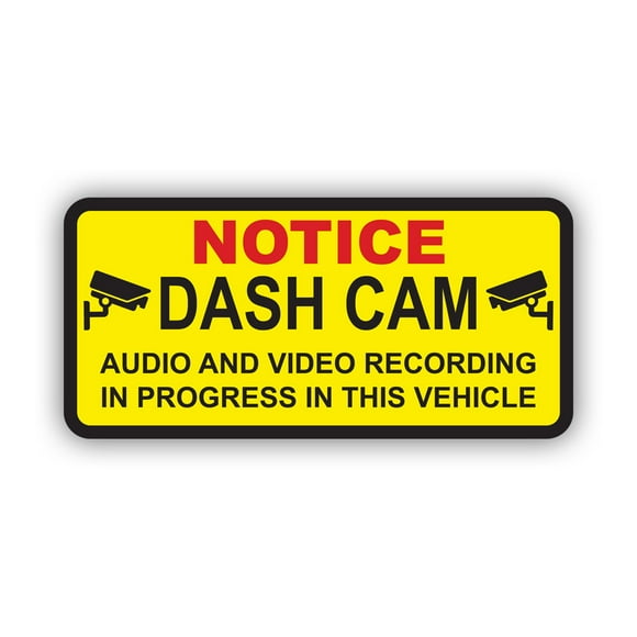 Dash Cam Sticker
