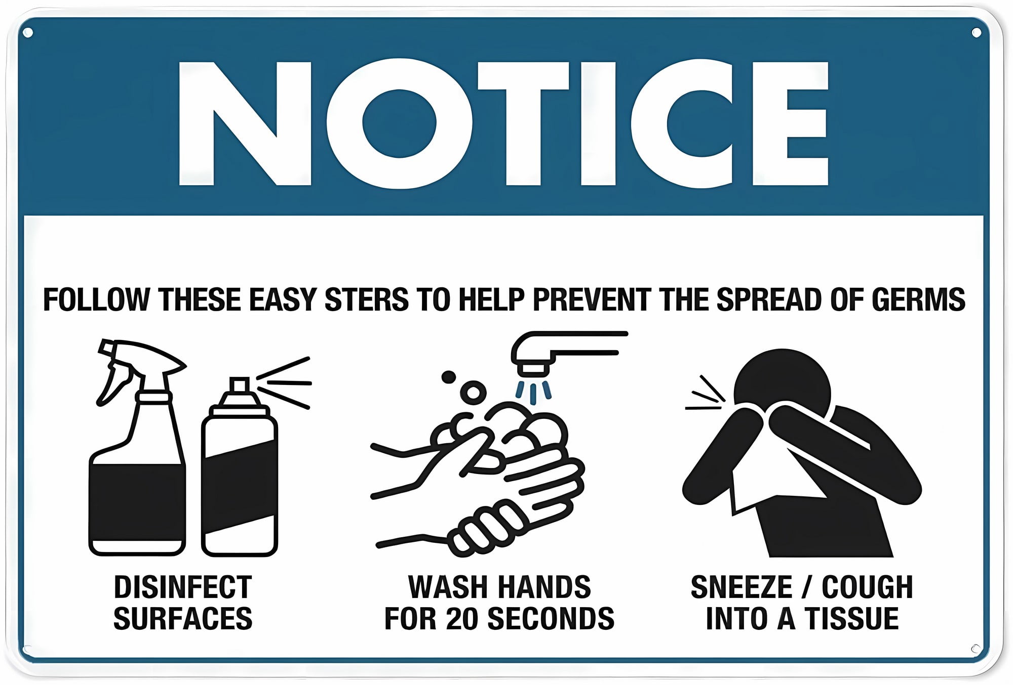 Notice Follow These Steps To Prevent Aluminum Sign 8