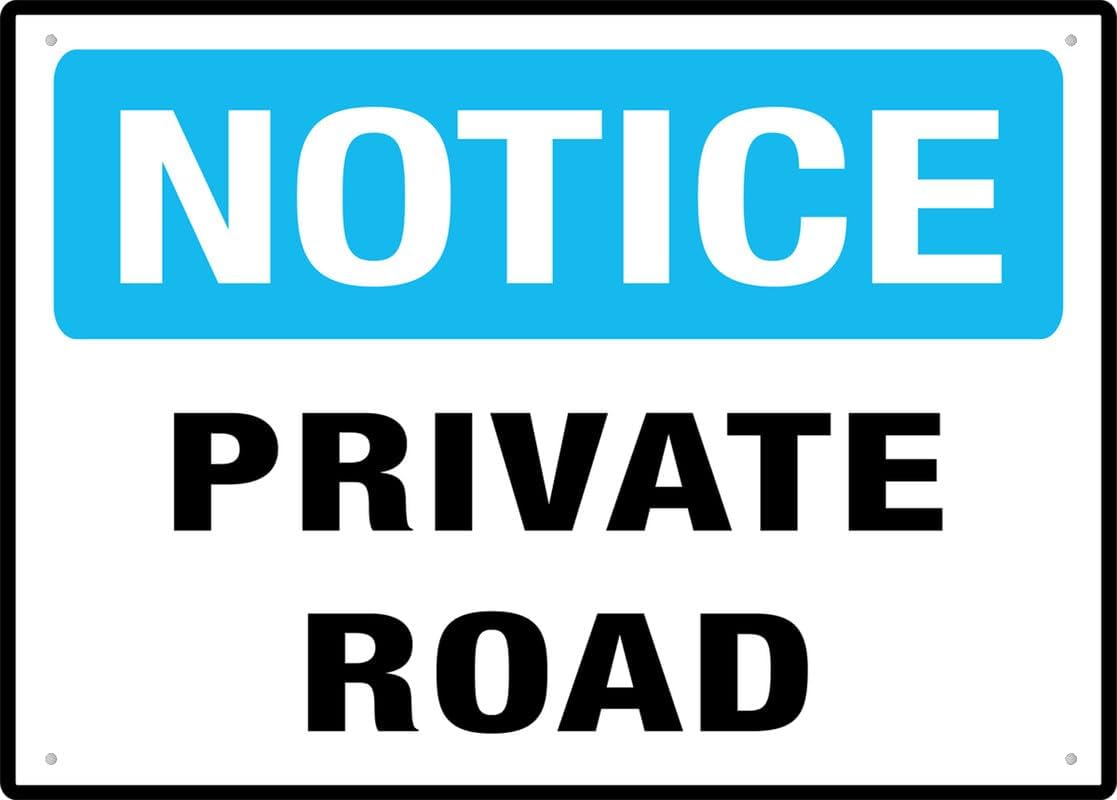 Entrance In Rear Sign Outdoor Signs Aluminum