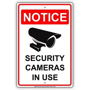 Camera Warning Signs