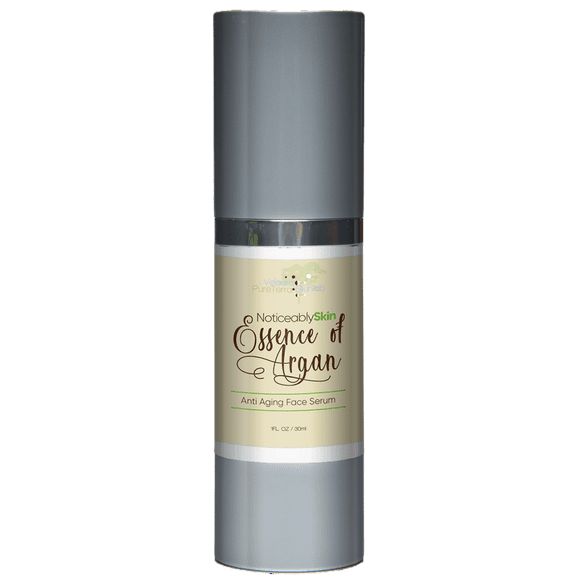 Noticeably Skin Essence of Argan Anti Aging Face Serum - Reduce Wrinkles, Redness, Puffiness - Soft, Smooth Supple Skin by Veloura PureTerra Skinlab - 30ml