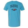 thumbnail image 1 of Wildlife Outfitters Men's 'My Favorite Notification' Fishing T-Shirt, 1 of 2