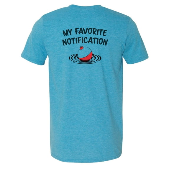 Wildlife Outfitters Men's 'My Favorite Notification' Fishing T-Shirt