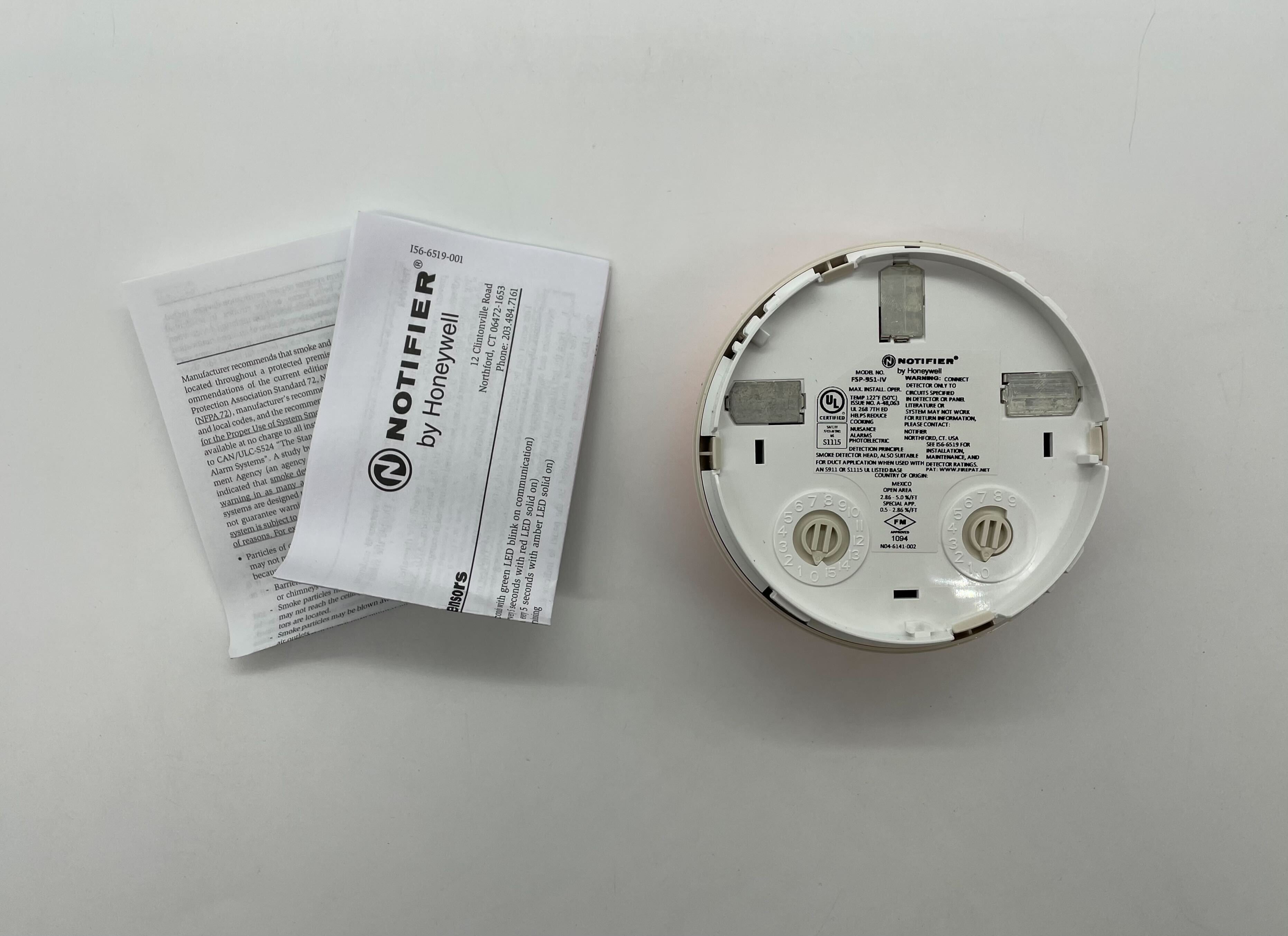 Notifier FSP951IV Intelligent Addressable Photo Detector Ivory