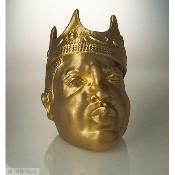 Notorious B.I.G. Bust | Big Poppa | Biggie | Rap Music | Brilliant Gold