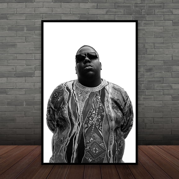 Notorious Biggie Smalls Music Poster, Rap Hip Hop Room Decor Wall Art Print