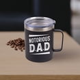 thumbnail image 1 of Notorious D.A.D Black Tumbler With Handle 12Oz., 1 of 2