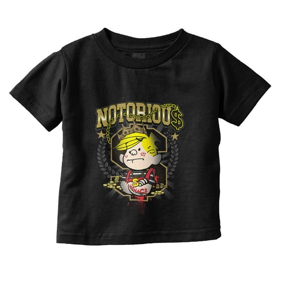 Notorious Dennis The Menace Joke Youth T Shirt Tee Boys Infant Toddler Brisco Brands 6M