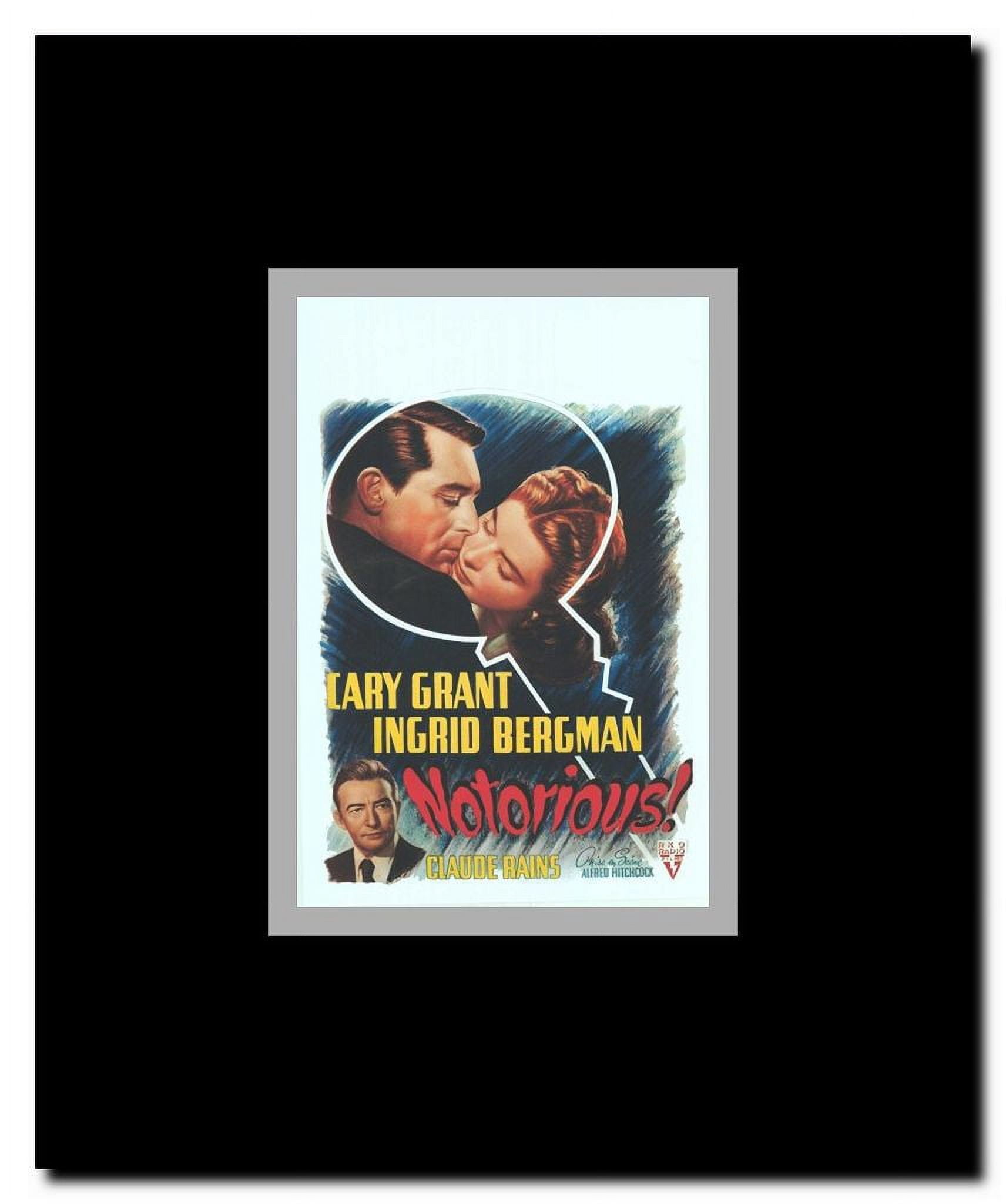 Notorious Framed Movie Poster