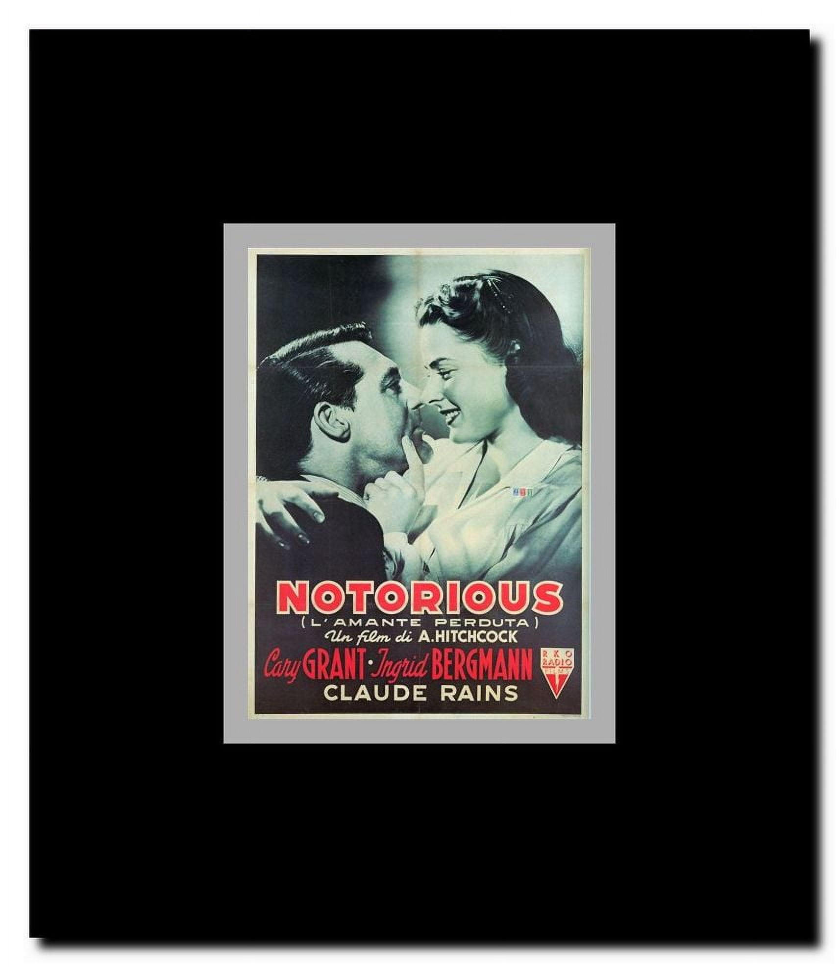 Notorious Framed Movie Poster