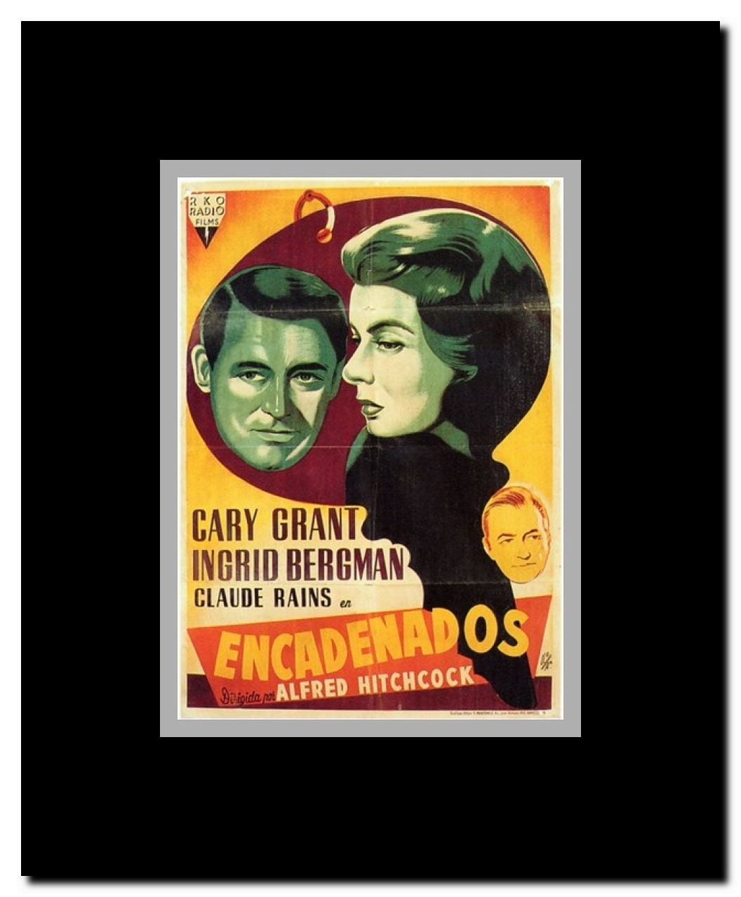 Notorious Framed Movie Poster