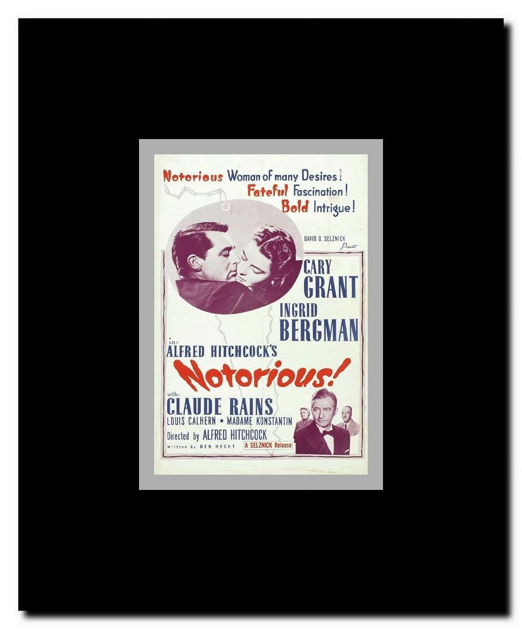 Notorious Framed Movie Poster