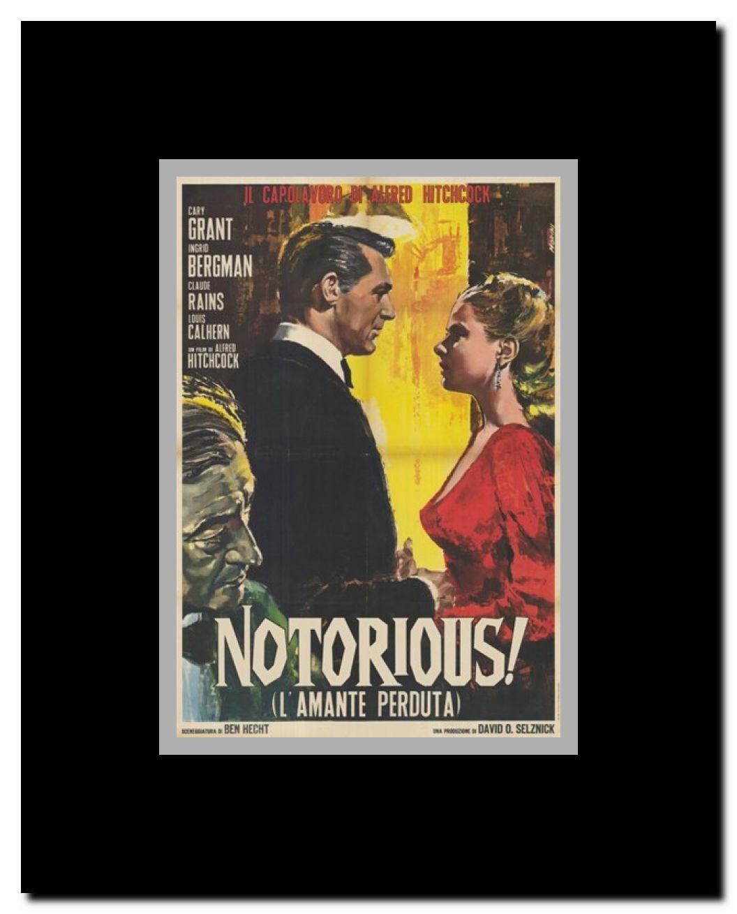 Notorious Framed Movie Poster