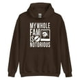 thumbnail image 1 of Notorious Michael Hoodie (Chocolate Brown/White), 1 of 1