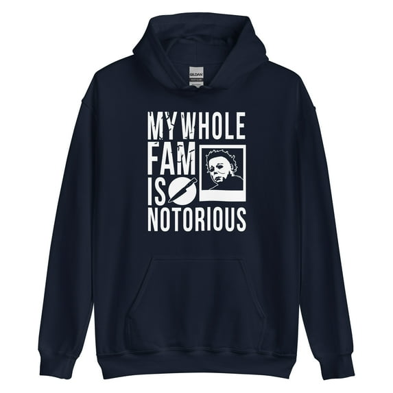 Notorious Michael Hoodie (Navy/White)