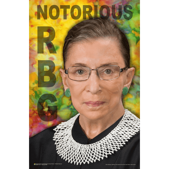 Notorious RGB Tye Dye Poster - 11x17