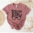 thumbnail image 1 of Notorious Rbg T-shirt Ruth Bader Ginsburg Shirt Feminism Gift Supreme Court Top Empowerment Tee Equality Girl Power When Injustice, 1 of 3