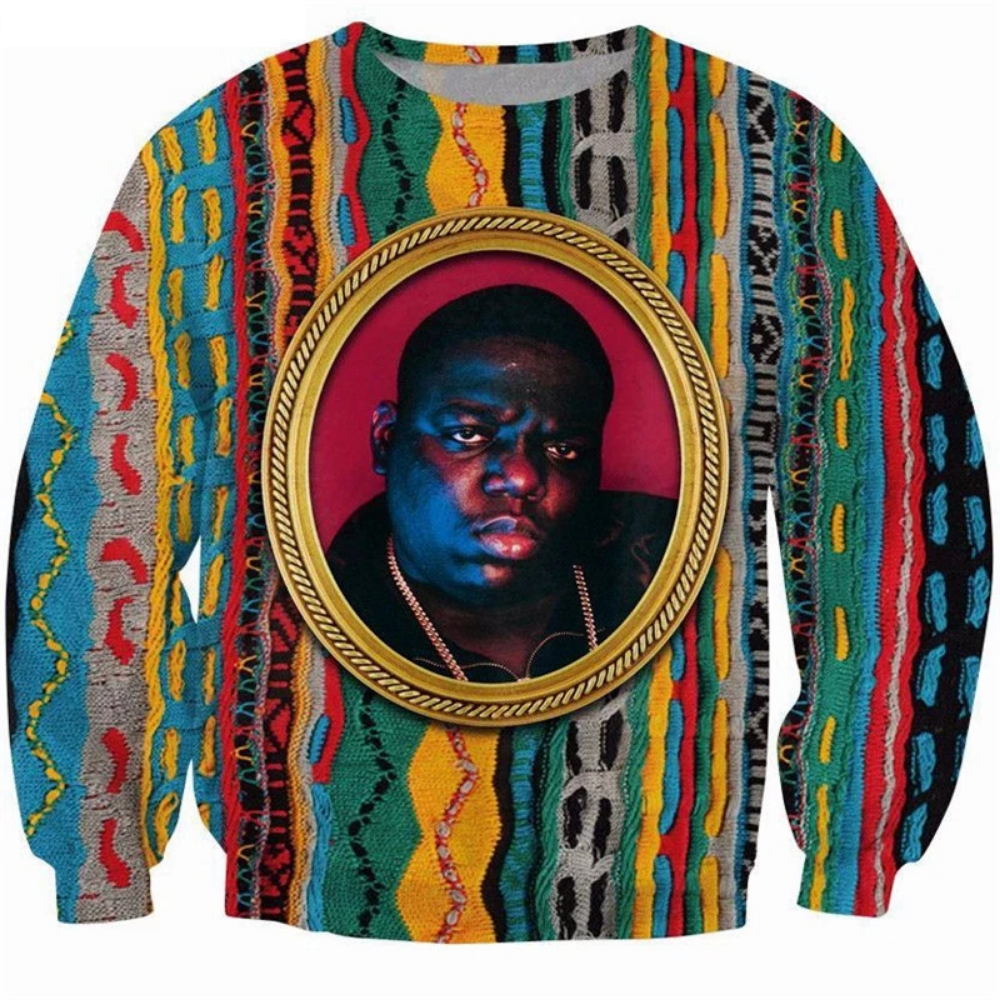 90's Rapper 3D Printed Sweatshirt - Photo Version - Walmart.com