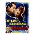 thumbnail image 1 of Notorious Top From Left: Cary Grant Ingrid Berman; Bottom Left: Claude Rains On Belgian Poster Art 1946. Movie Poster Masterprint (24 x 36), 1 of 1