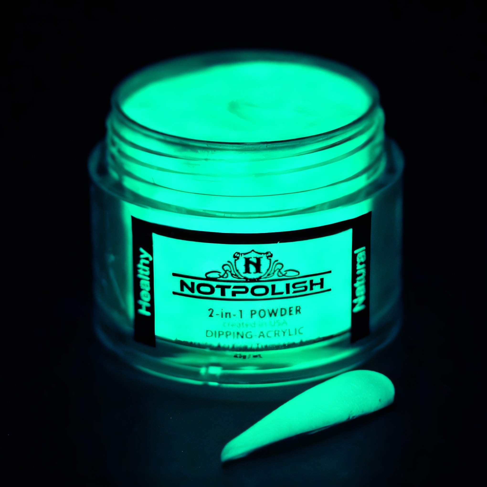 Notpolish - Glow 15 Neon Ninjas - Aio Powder - 2 Oz - Walmart.com