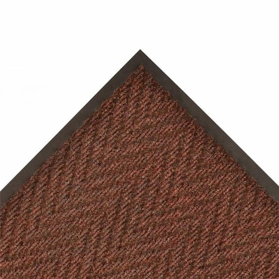 Notrax 118R0048BR 4 x 60 ft. Arrow Trax Low Profile Scraper Entrance Floor Mat, Brown