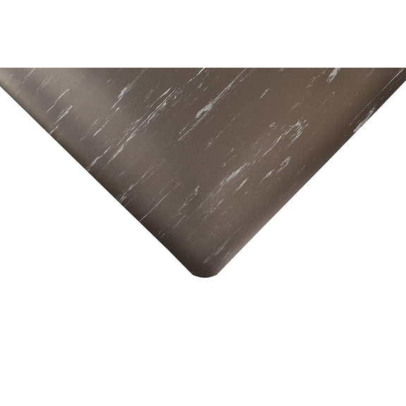 Notrax - 511S0023BL NoTrax Floor Matting 511 Marble-Tuff Anti-Fatigue Safety Mat, for Home or Business 2' X 3' Black CA2