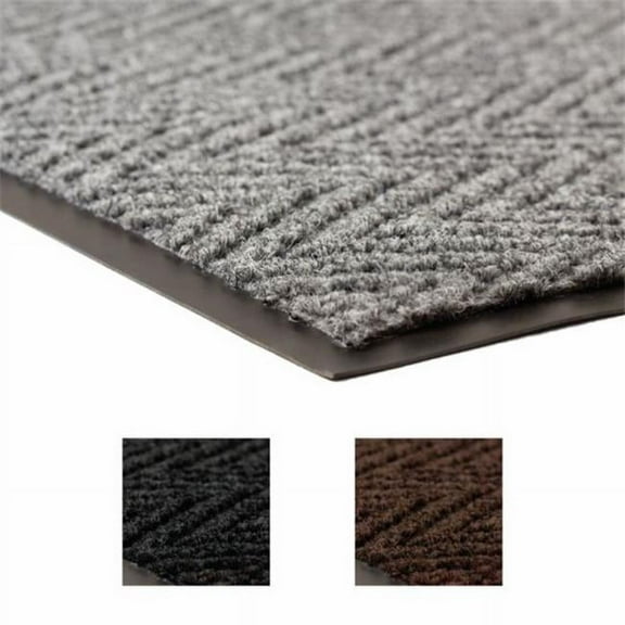 Notrax Carpeted Entrance Mat,Black,3ft. x 4ft. 118S0034CH