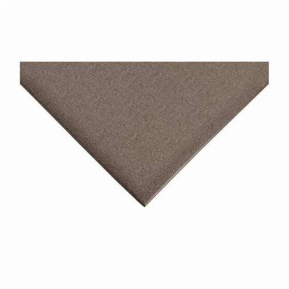Antifatigue Mat, 8 ft. L x 2 ft. W, 1/2" Thickness, Closed Cell PVC Foam, Pebble, Black