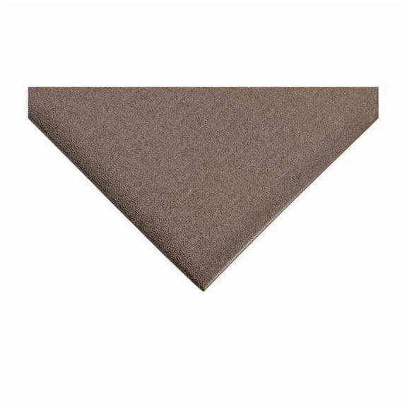 Antifatigue Mat, 8 ft. L x 2 ft. W, 1/2" Thickness, Closed Cell PVC Foam, Pebble, Black