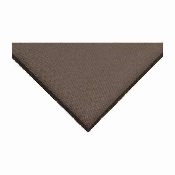 Antifatigue Mat, 2 ft. L x 3 ft. W, 3/4" Thickness, Nitrile Blend Rubber Foam, Textured, Black